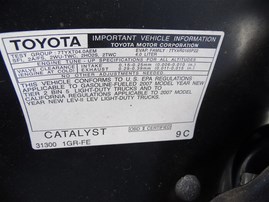 2007 TOYOTA TACOMA CREW CAB PRERUNNER BLACK 4.0 AT 2WD TRD SPORT Z19674